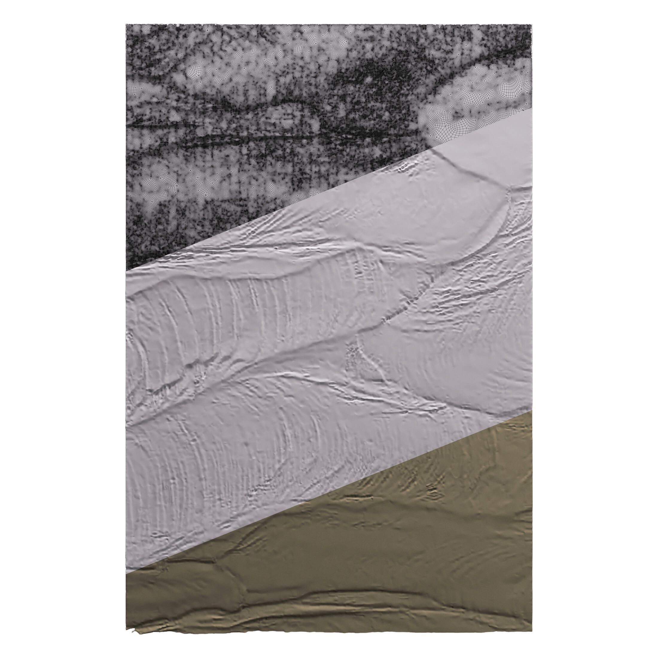 Трехмерная декоративная гипсовая панель WallDeco DESERT ARCH-00077056 - Вид №2