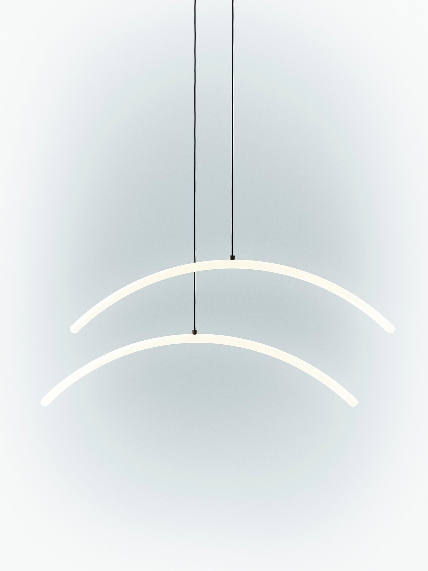 Стеклянный и стальной светодиодный подвесной светильник Pholc DREAM CATCHER ARCH-00107364 - Вид №9