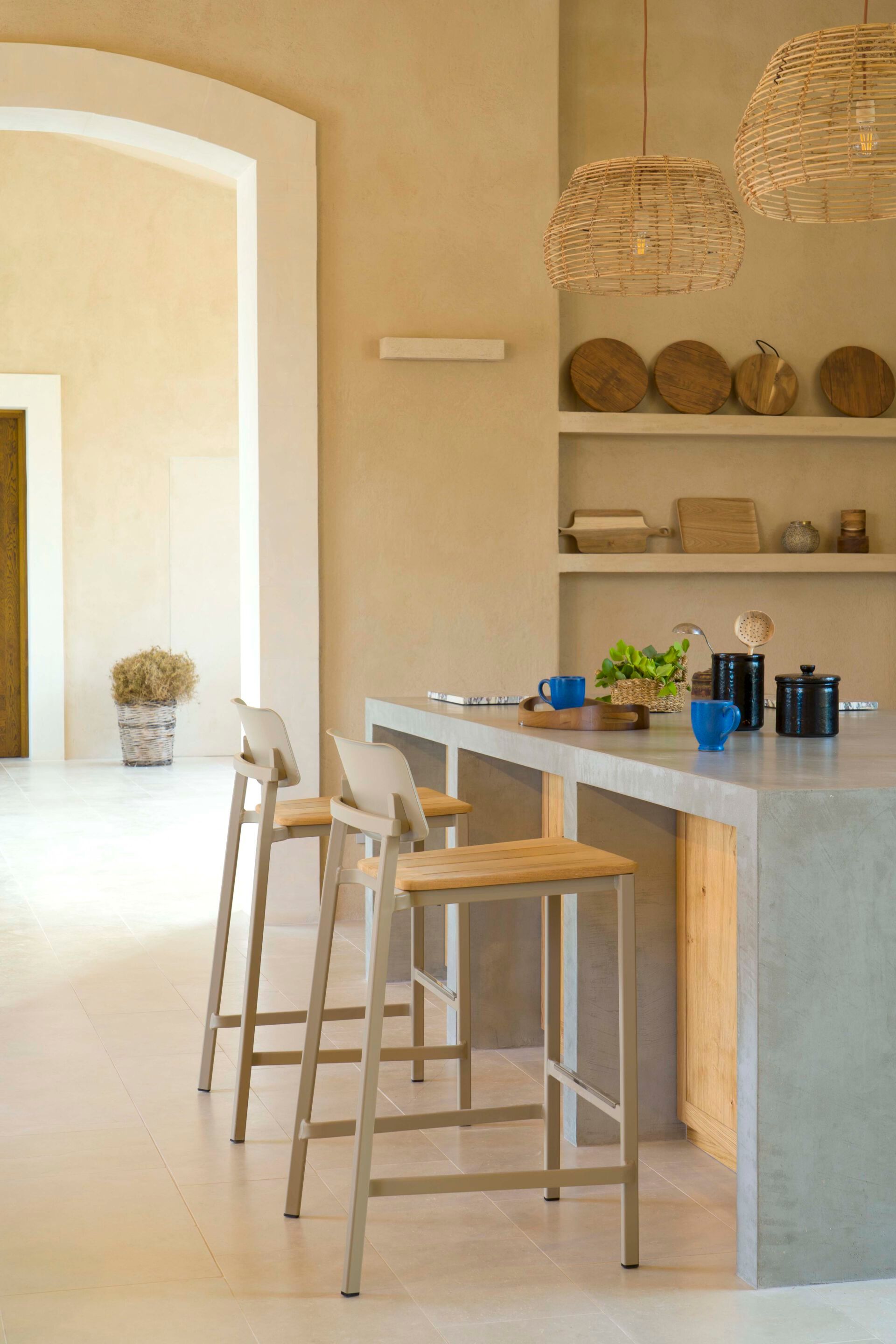 Алюминиевый штабелируемый высокий садовый стул emu Shine ARCH-00114763 - Вид №4