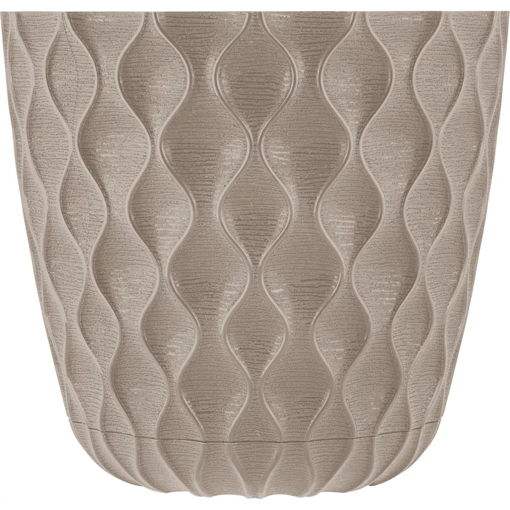 Ingreen Wave — керамический цветочный горшок с поддоном в стиле французский платан 89344199 STLM-1464114 - Вид №1