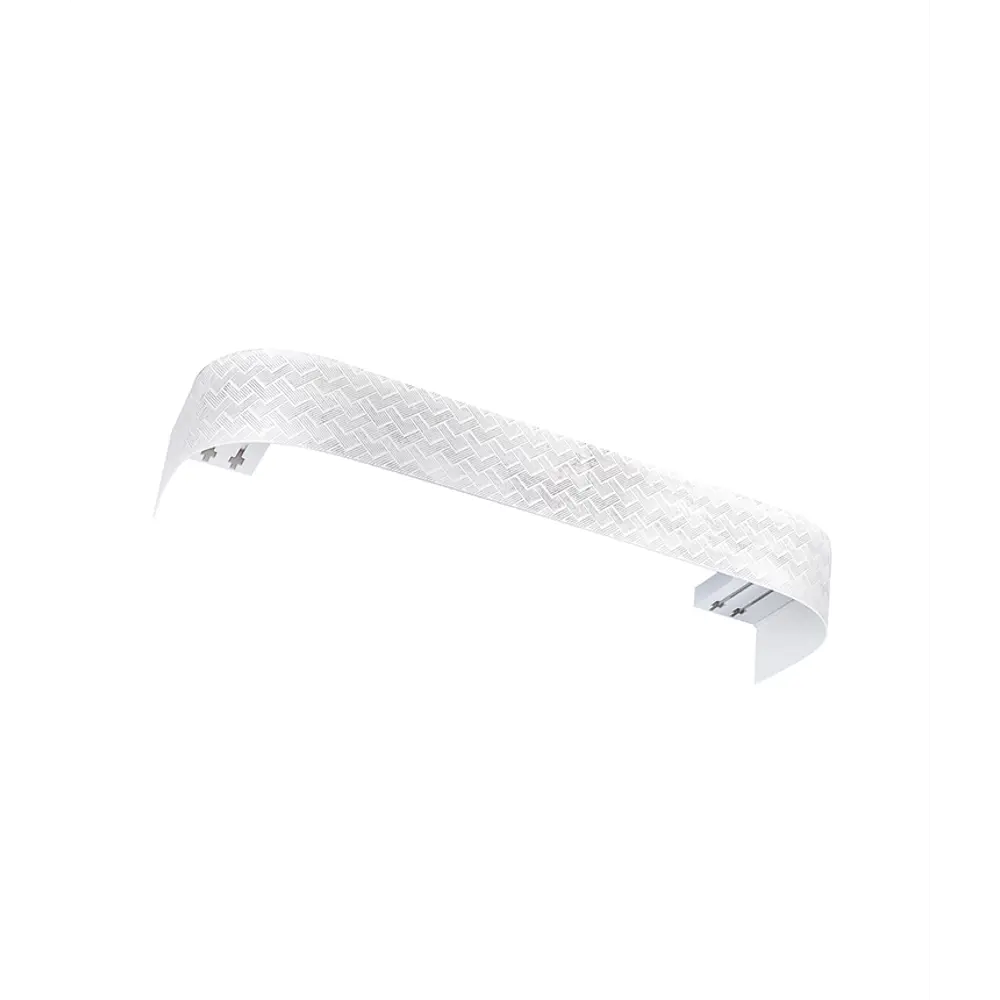 Карниз трехрядный Кант 300 см пластик цвет светло-серый DOMLEGRAND STLM-2092788