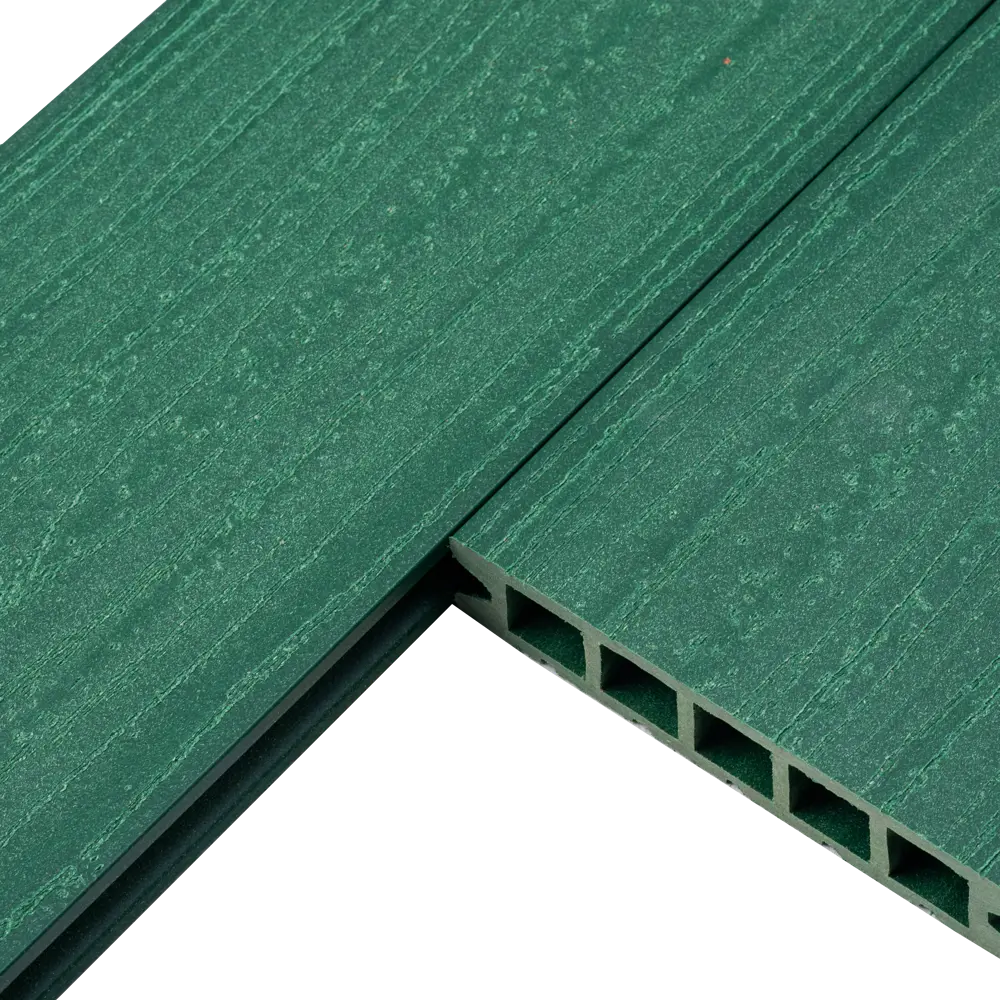 Террасная доска ДПК MultiDeck цвет Изумруд 3000x150x27 мм. Вельвет 0.45 м² МУЛЬТИДЕК STLM-2190770 - Вид №4