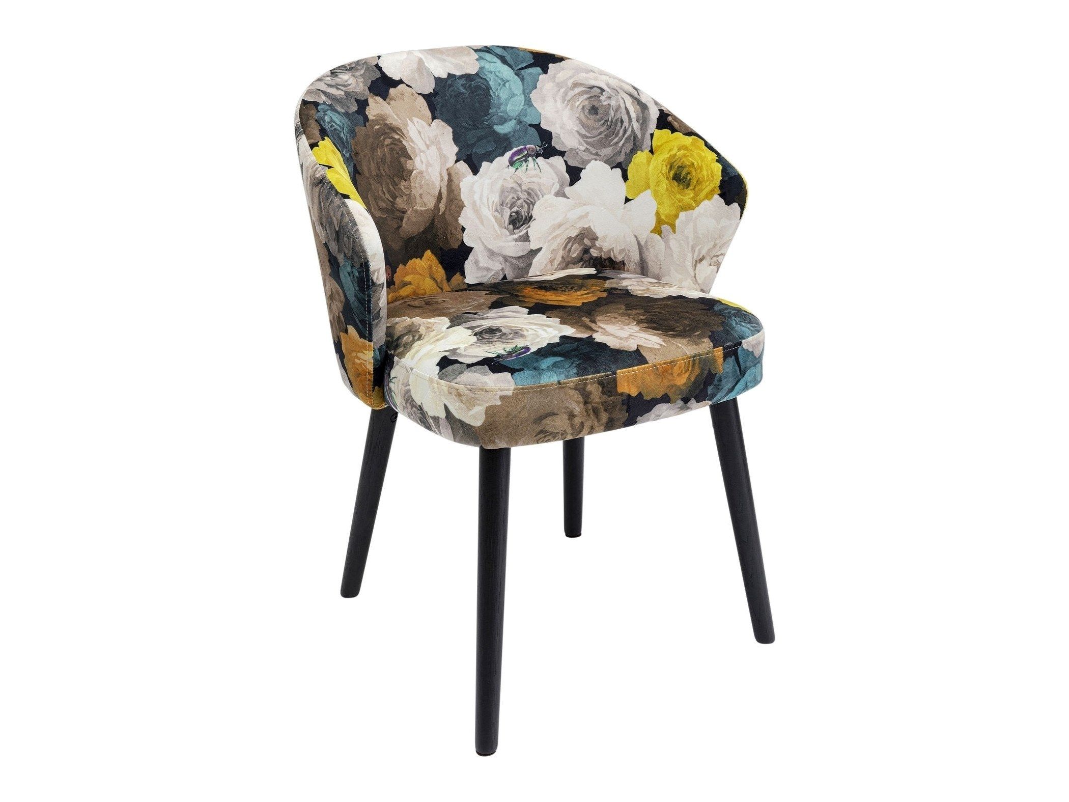 Тканевый стул с подлокотниками KARE Design Пион ARCH-00099845