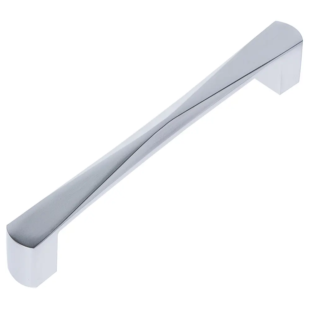 Мебельная ручка-скоба 1.5х13,8х2.3 см, замак, матовый хром KERRON STLM-2200922