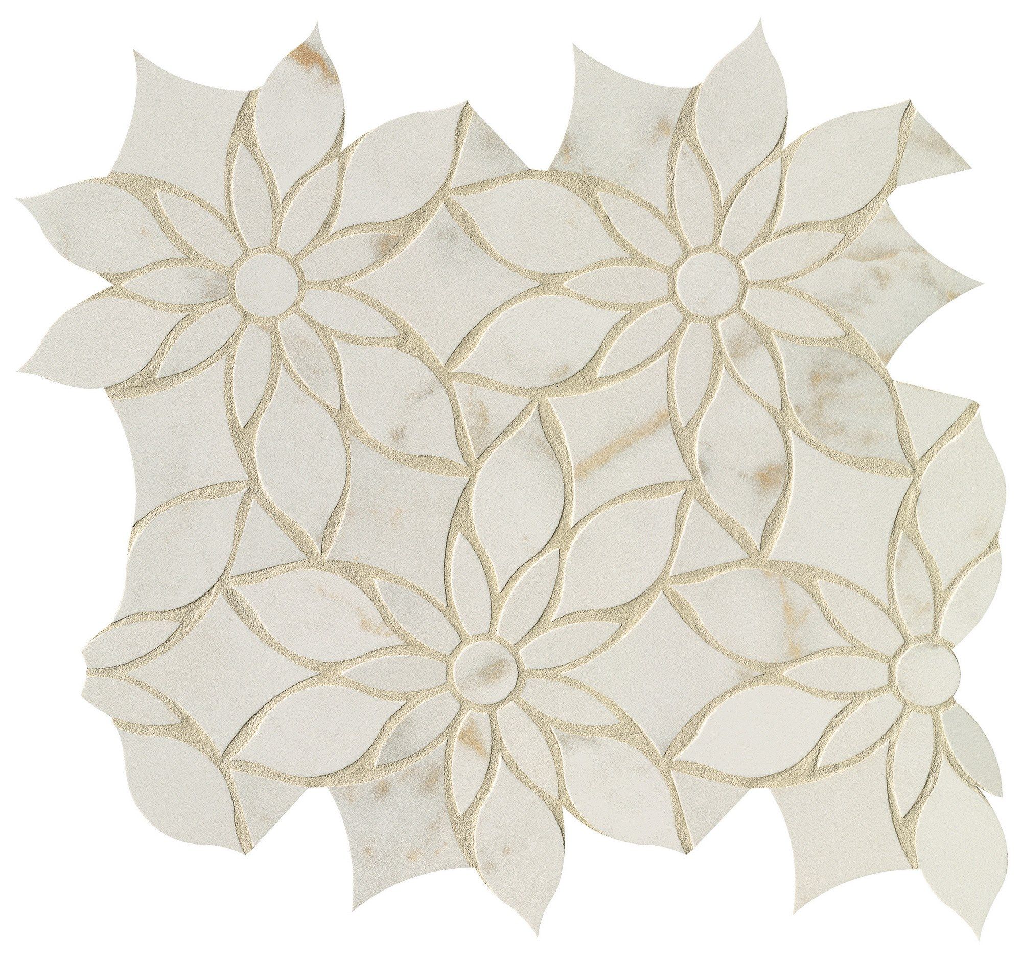 Белая паста керамическая мозаика FAP ceramiche Roma Gold ARCH-00087114 - Вид №25