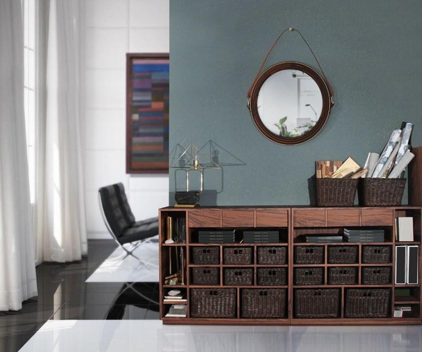 Wood Tailors Club Полка из орехового дерева с ящиками sun-id-1430801 - Вид №1