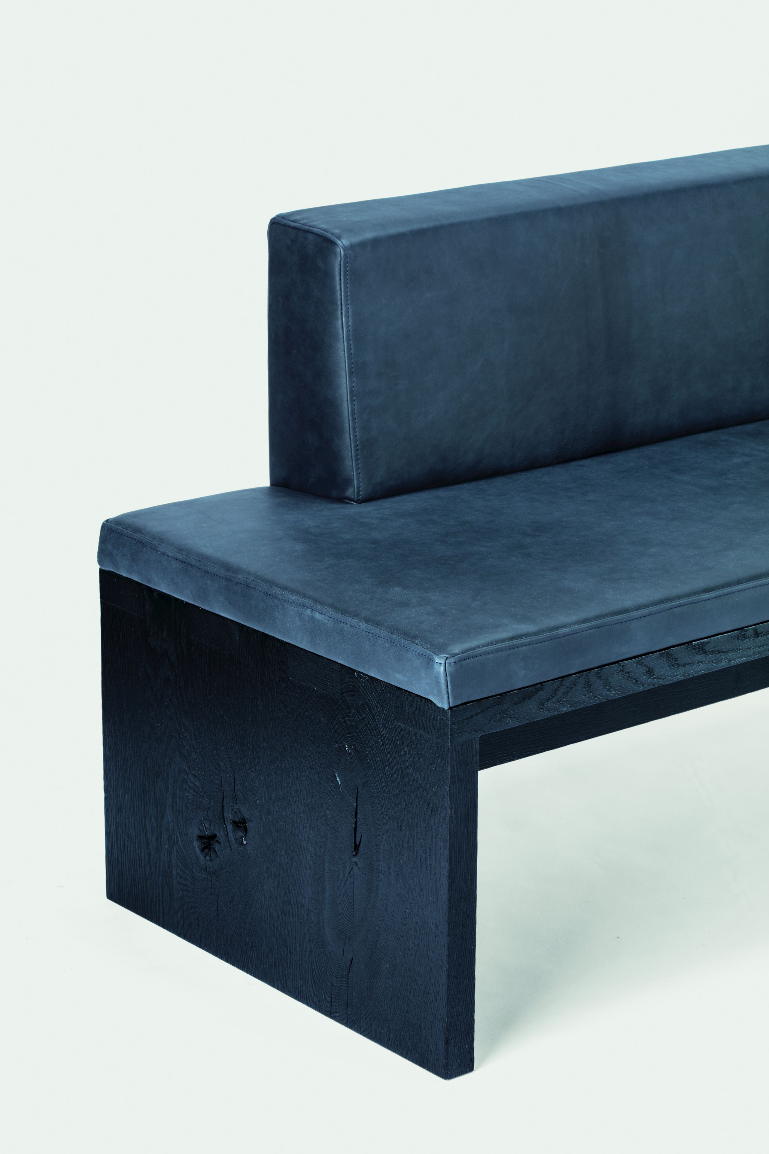 Деревянная мягкая скамейка со спинкой JANUA SC 02 ARCH-00075764 - Вид №12