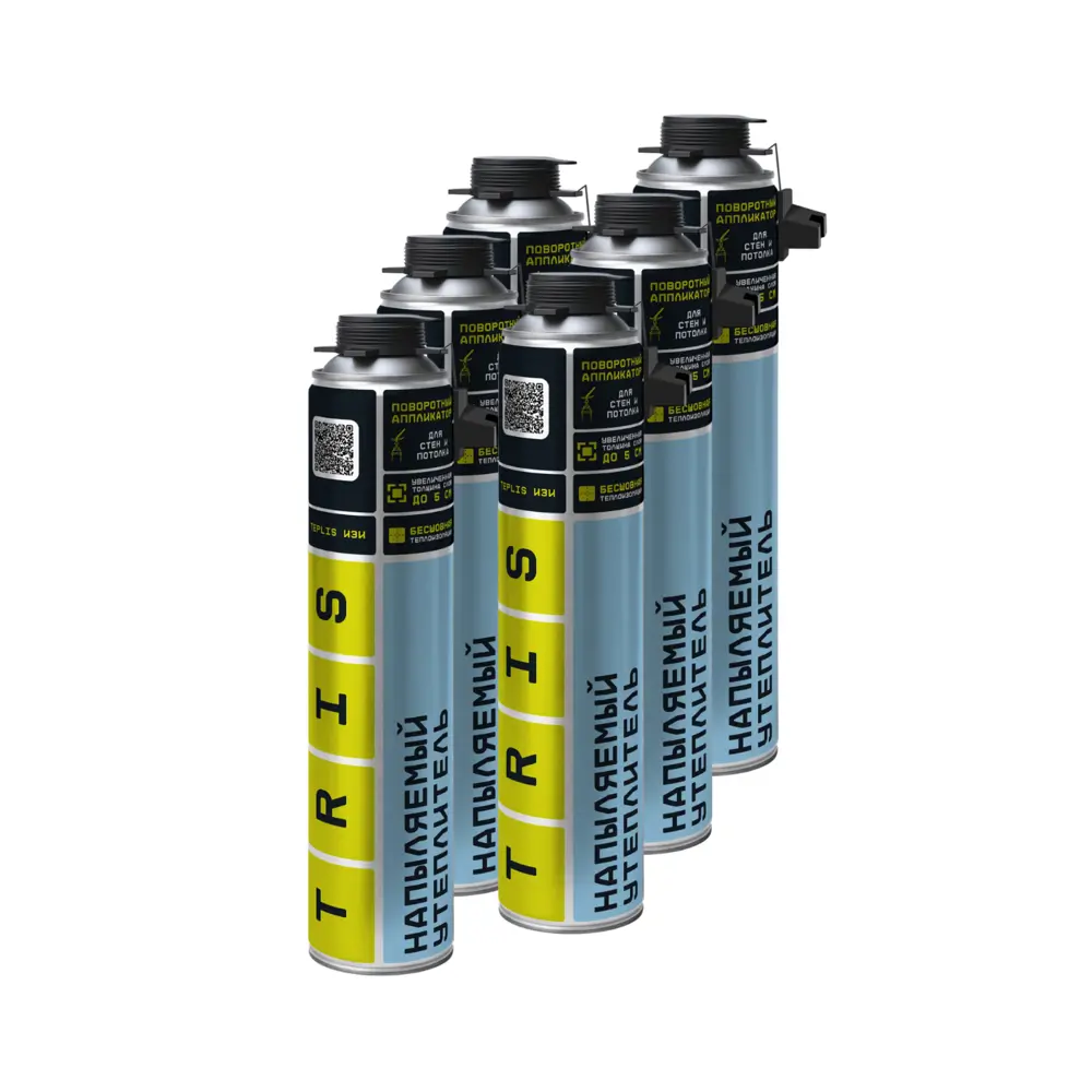 Напыляемый утеплитель Tris Teplis комплект 6 шт STLM-2060771