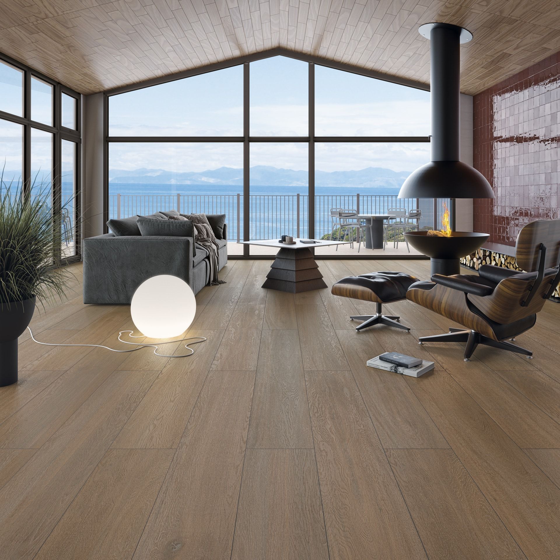 Пол / облицовка керамогранита под дерево VIVES ноль ARCH-00125136 - Вид №1
