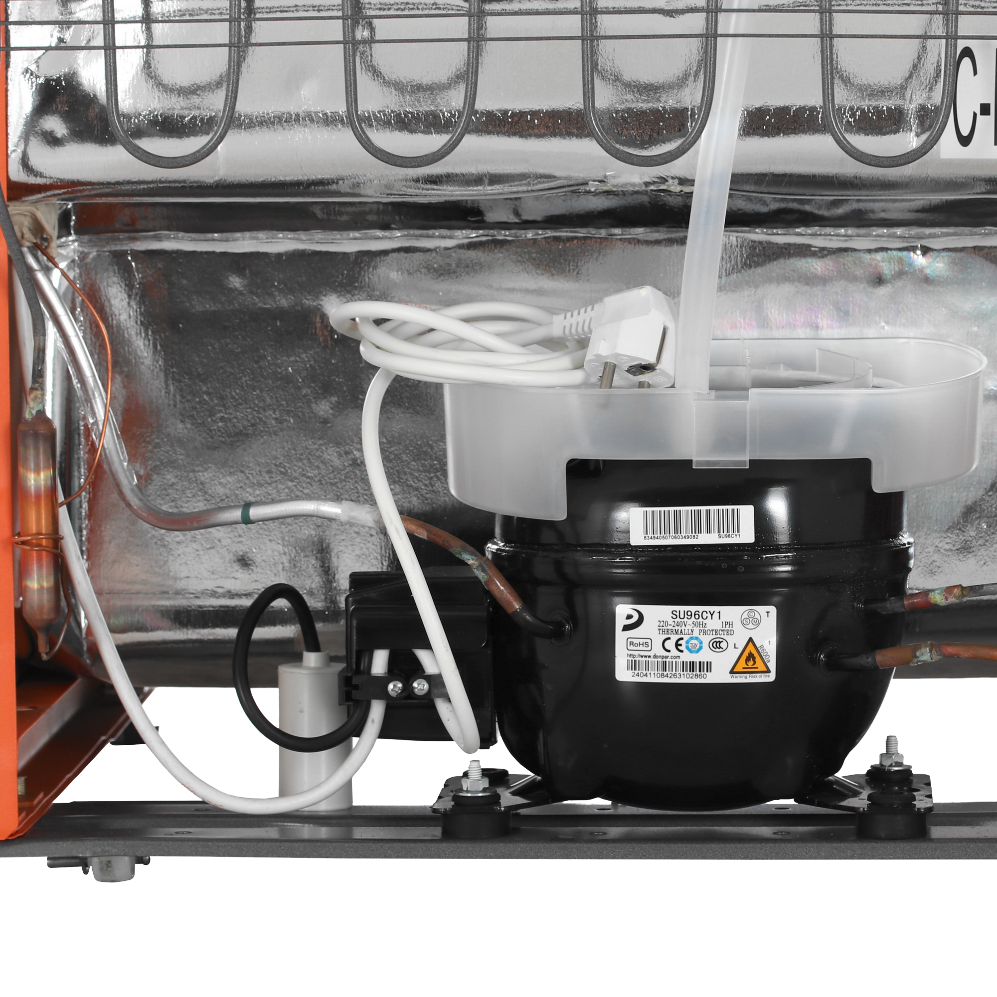 9953431 Холодильник с морозильником   Nordfrost NRB 152 Or оранжевый STDN-0035106 - Вид №10