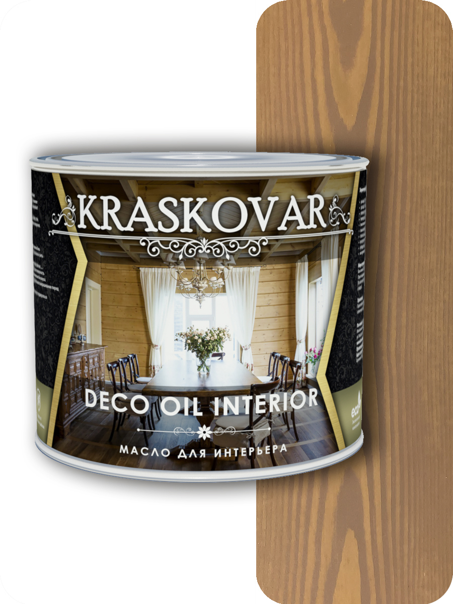90234498 Масло для интерьера Deco Oil Interior Карамель 2.2 л STLM-0142646 KRASKOVAR
