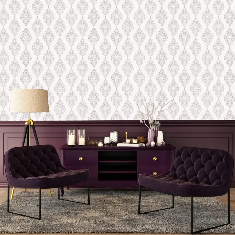 Обои флизелиновые Vog Collection Сен-Мишель серые 1.06 м VV71816-11 STLM-2022337 - Вид №2