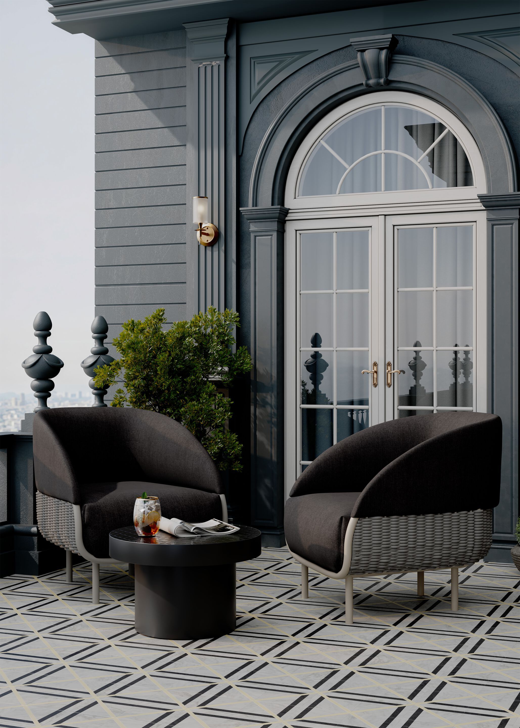 Садовое кресло в Sunbrella® YAAZ Barla ARCH-00002289 - Вид №2