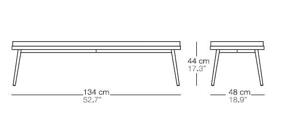 Садовая скамейка в Vinytex Bivaq Vint ARCH-00064457 - Вид №2