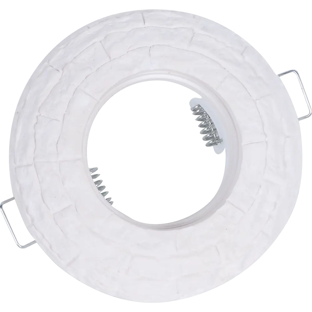 Светильник встраиваемый круглый «Камень», GU5.3, гипс СВЕТКОМПЛЕКТ STLM-2160694 - Вид №2