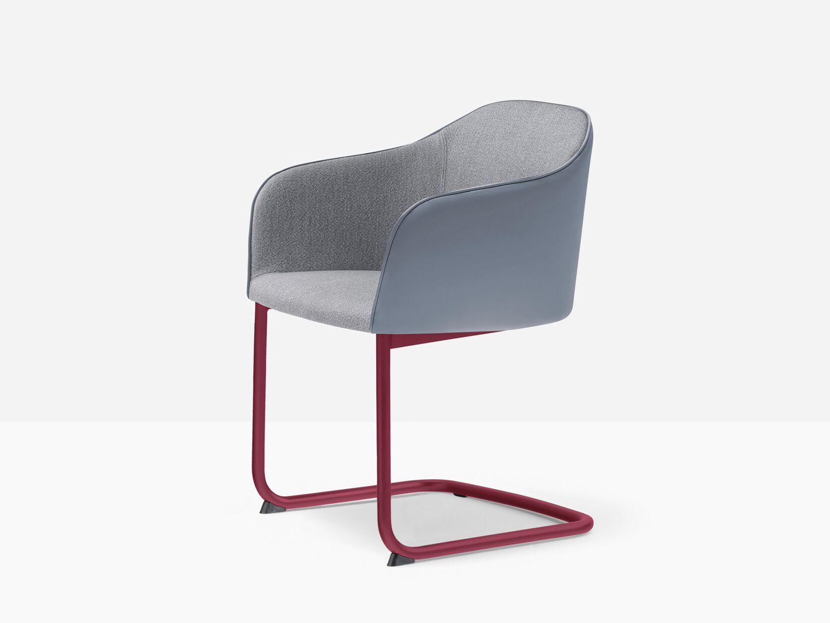 Мягкий консольный стул с подлокотниками Pedrali Laja ARCH-00066215 - Вид №7