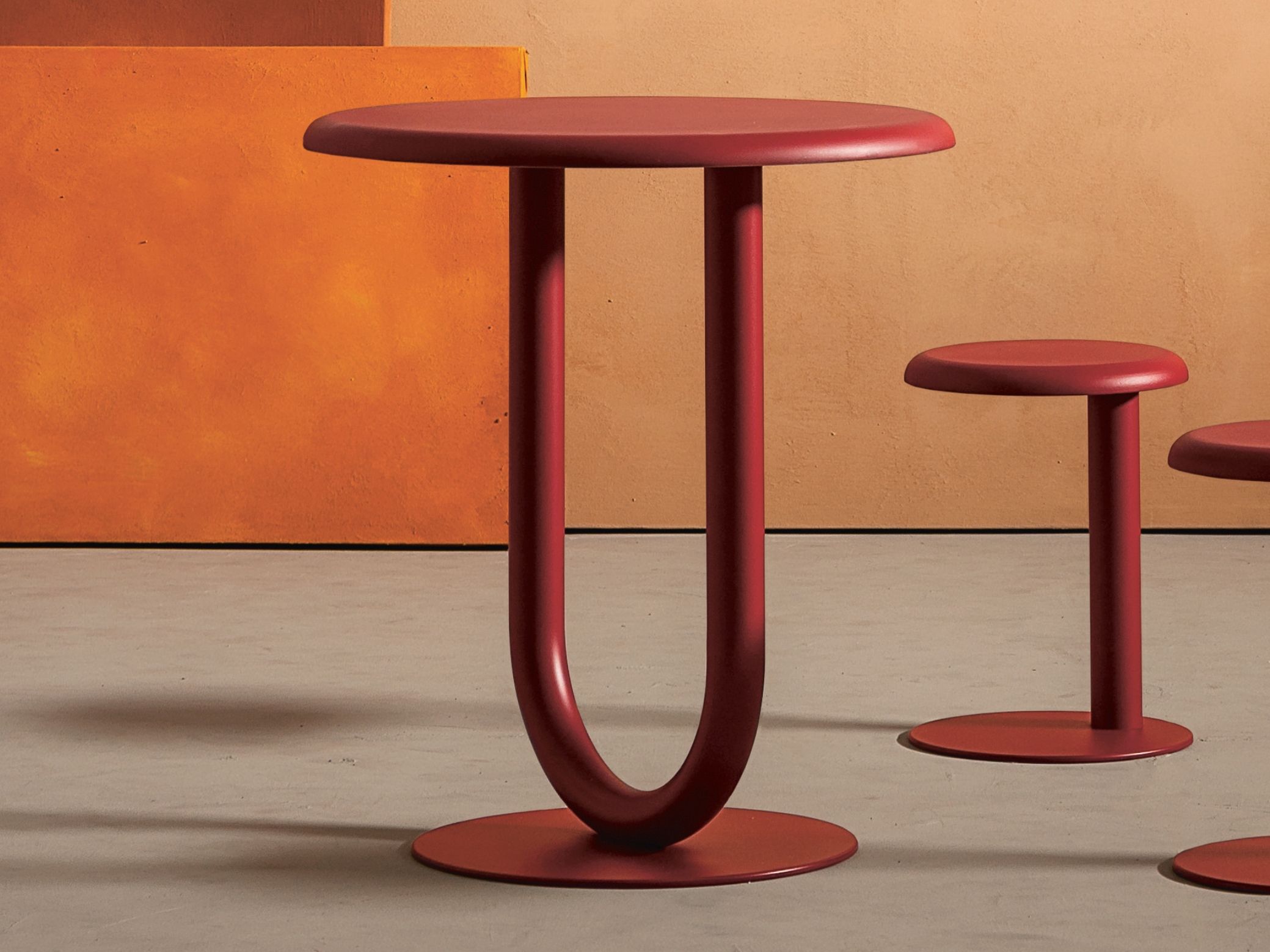 Круглый стальной стол Desalto ARCH-00150101 - Вид №2