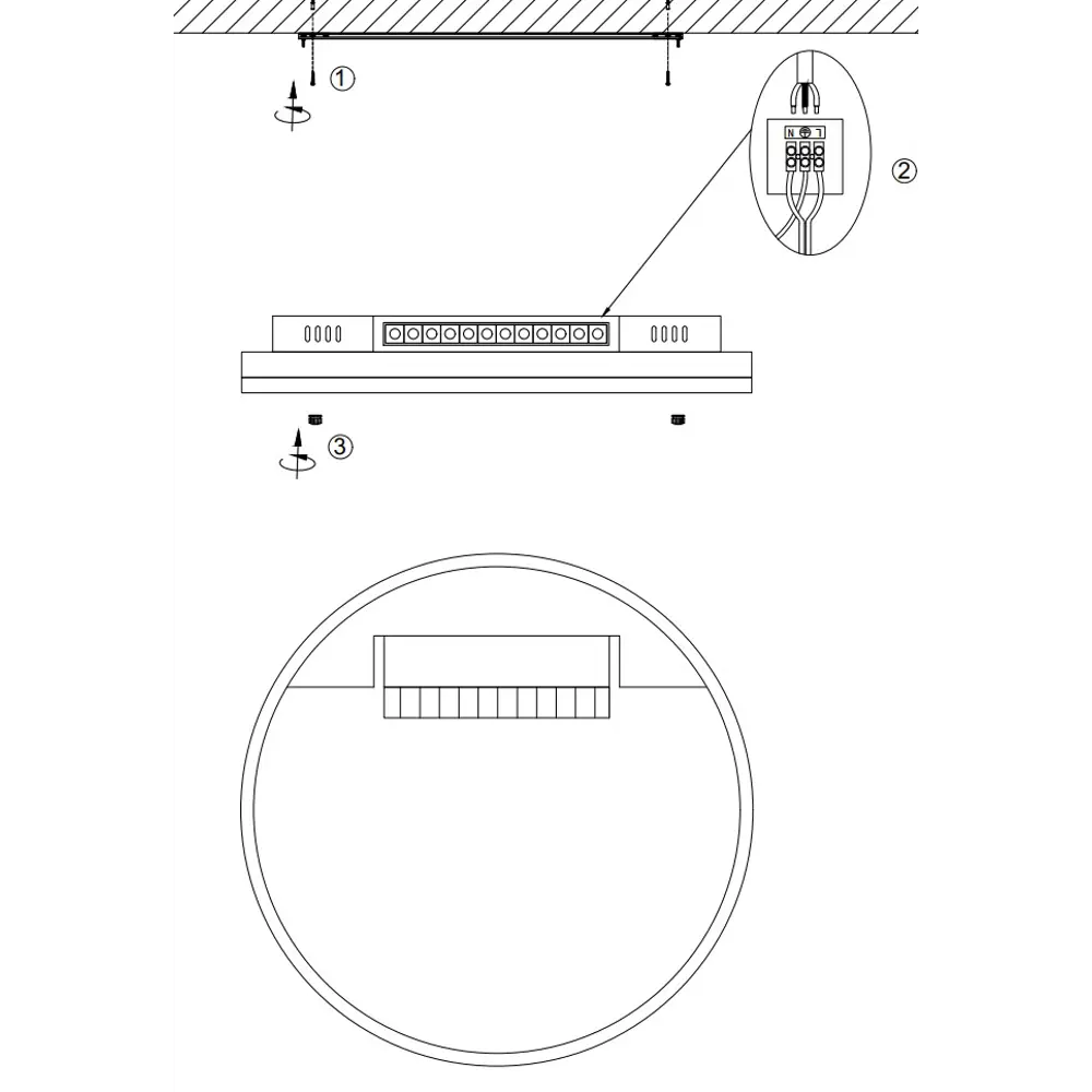 Люстра потолочная светодиодная Frame FR6084CL-L68B цвет черный 89335080 STLM-2005768 Freya  - Вид №15
