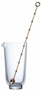 NUDE Хрустальный бокал для коктейлей с металлической мешалкой Hepburn