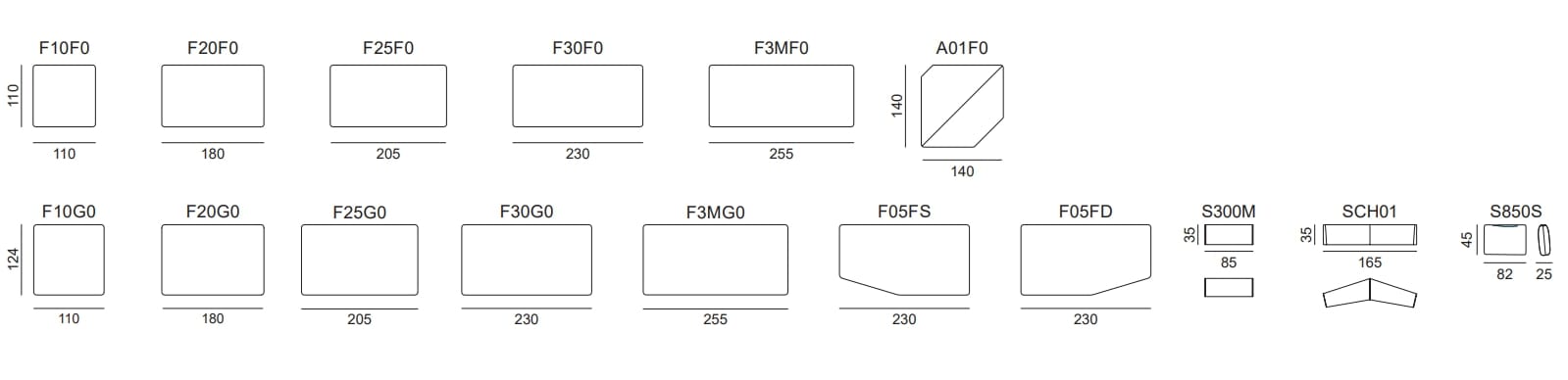 Модульный тканевый диван AERRE ITALIA BEATTLE ARCH-00090887 - Вид №9