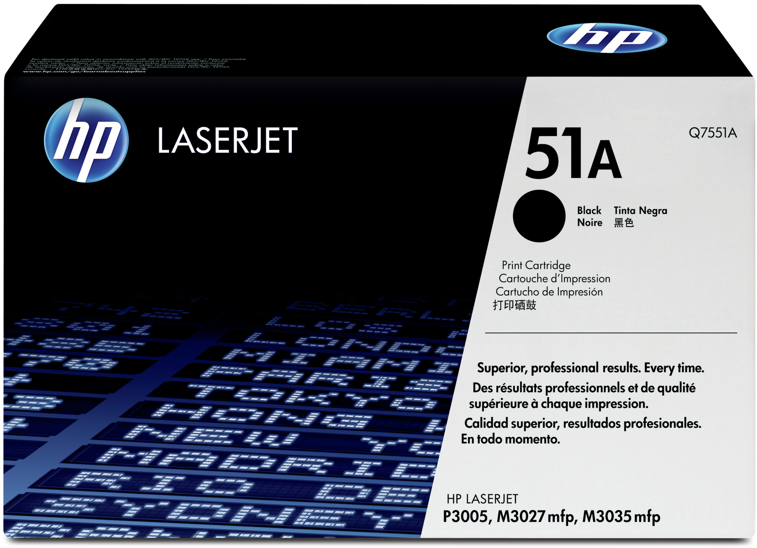 Q7551A laserjet black print cartridge HP Santreyd 