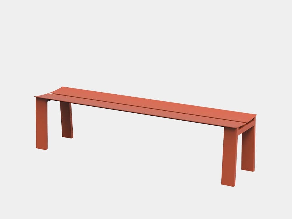 Алюминиевая скамья с порошковым покрытием RS Barcelona Seu ARCH-00067573 - Вид №140