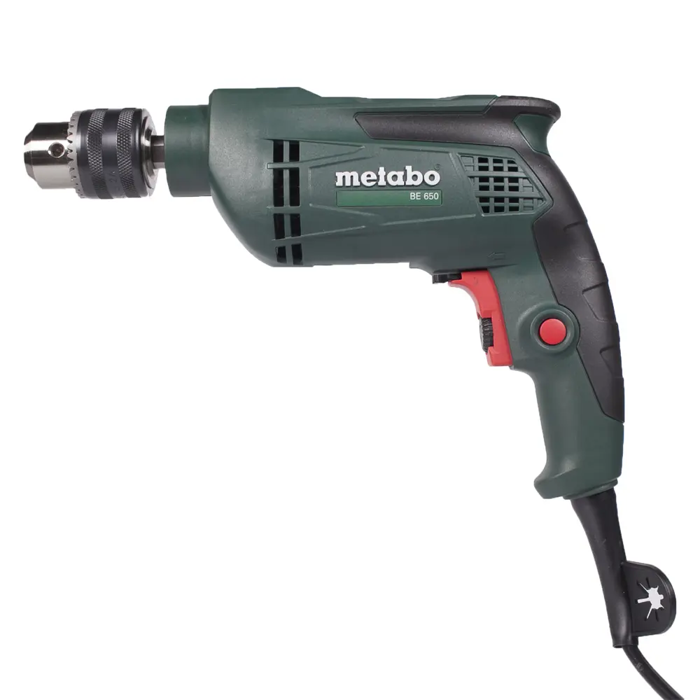 Дрель сетевая безударная Metabo ЗВП BE 650, 650 Вт STLM-2200448 - Вид №1