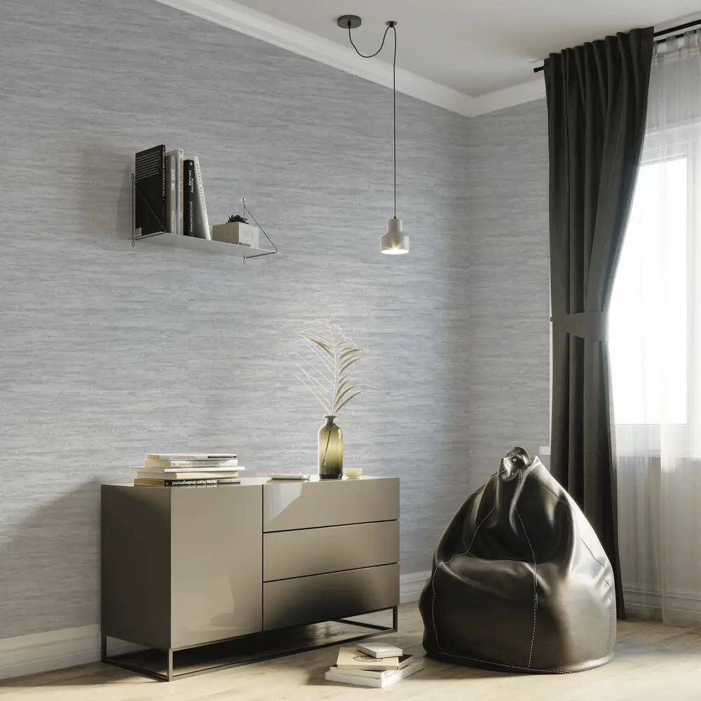 Обои флизелиновые Палитра Loft серые/серебристые 1.06 м PL71651-41 STLM-2201442 - Вид №3
