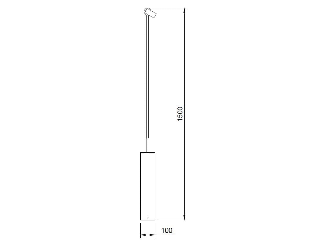 Металлический светодиодный светильник с регулируемой яркостью ZAVA NINO FLOOR ARCH-00007214 - Вид №1
