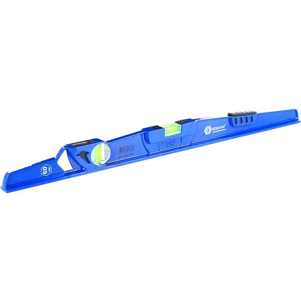 Уровень пузырьковый Кобальт 243-363 2 глазка 600 мм STLM-2139448