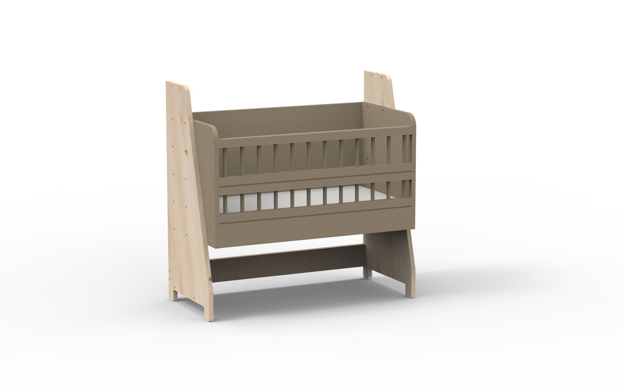 Лакированная деревянная кровать для сна Mathy by Bols ASYMETRY ARCH-00052185 - Вид №43