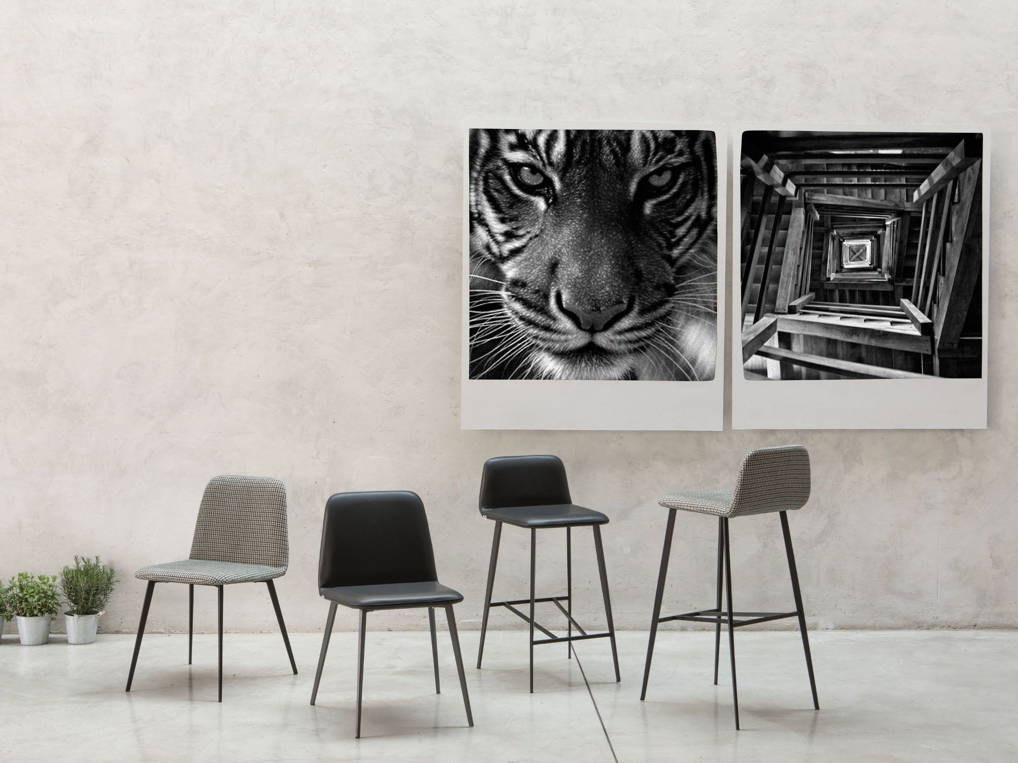 Кожаный барный стул TrabA' Bardot ARCH-00110356 - Вид №3