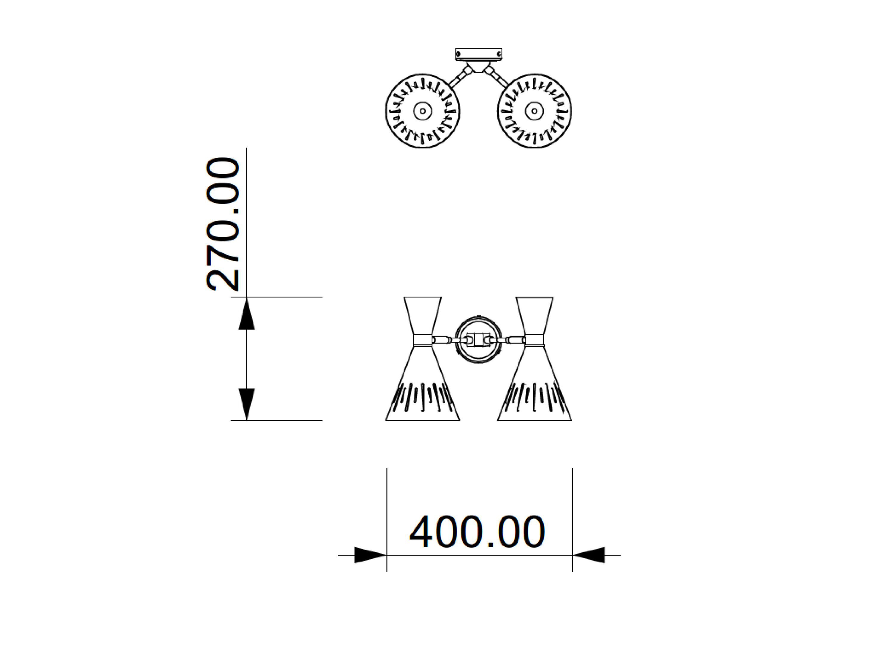 Металлический светодиодный настенный светильник Lampex Italiana Pop ARCH-00142739 - Вид №2