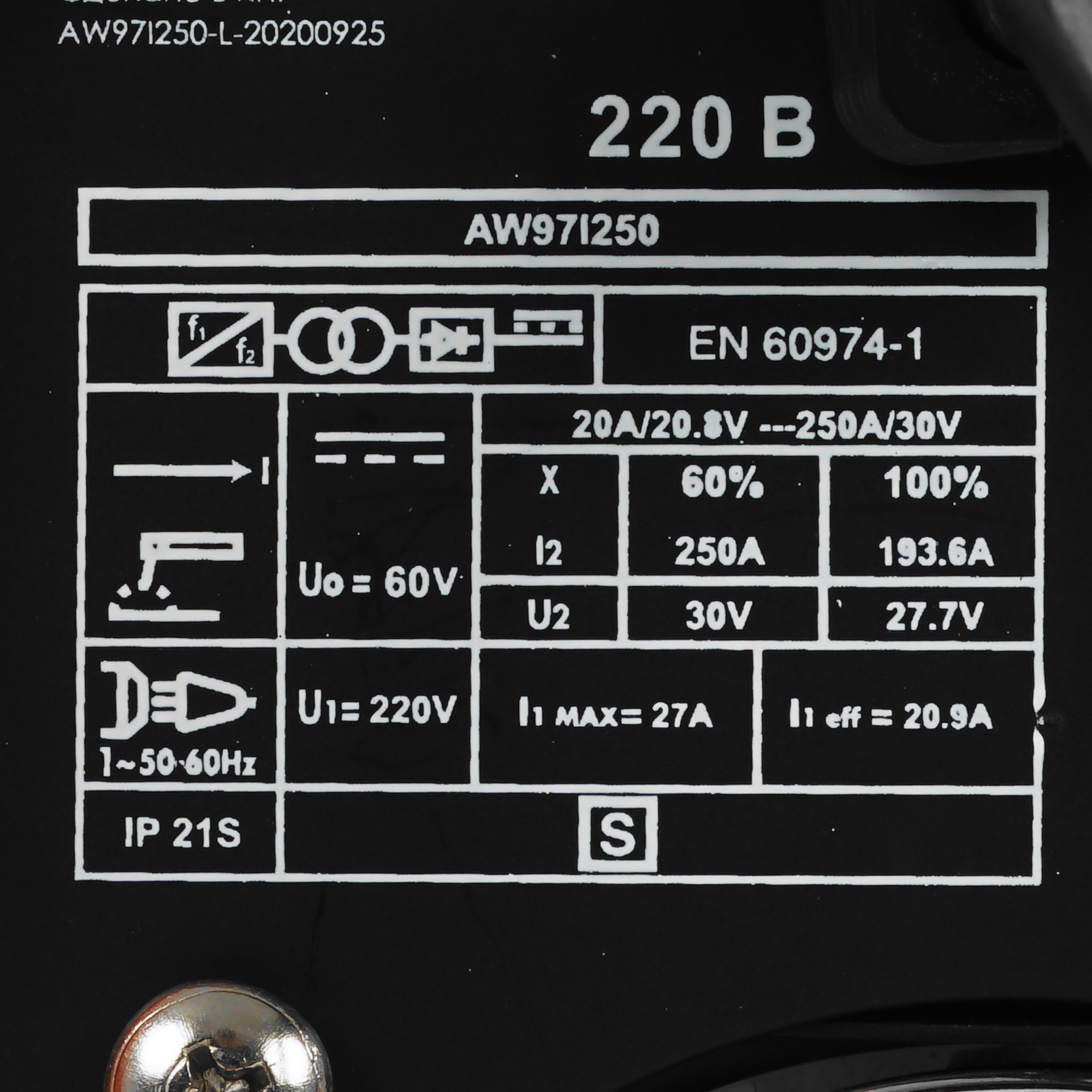 Сварочный аппарат Sturm! AW97I250 5335355 STDN-0088782 - Вид №4