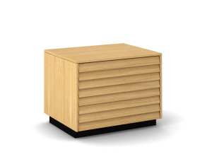 Деревянная прямоугольная тумбочка с ящиками