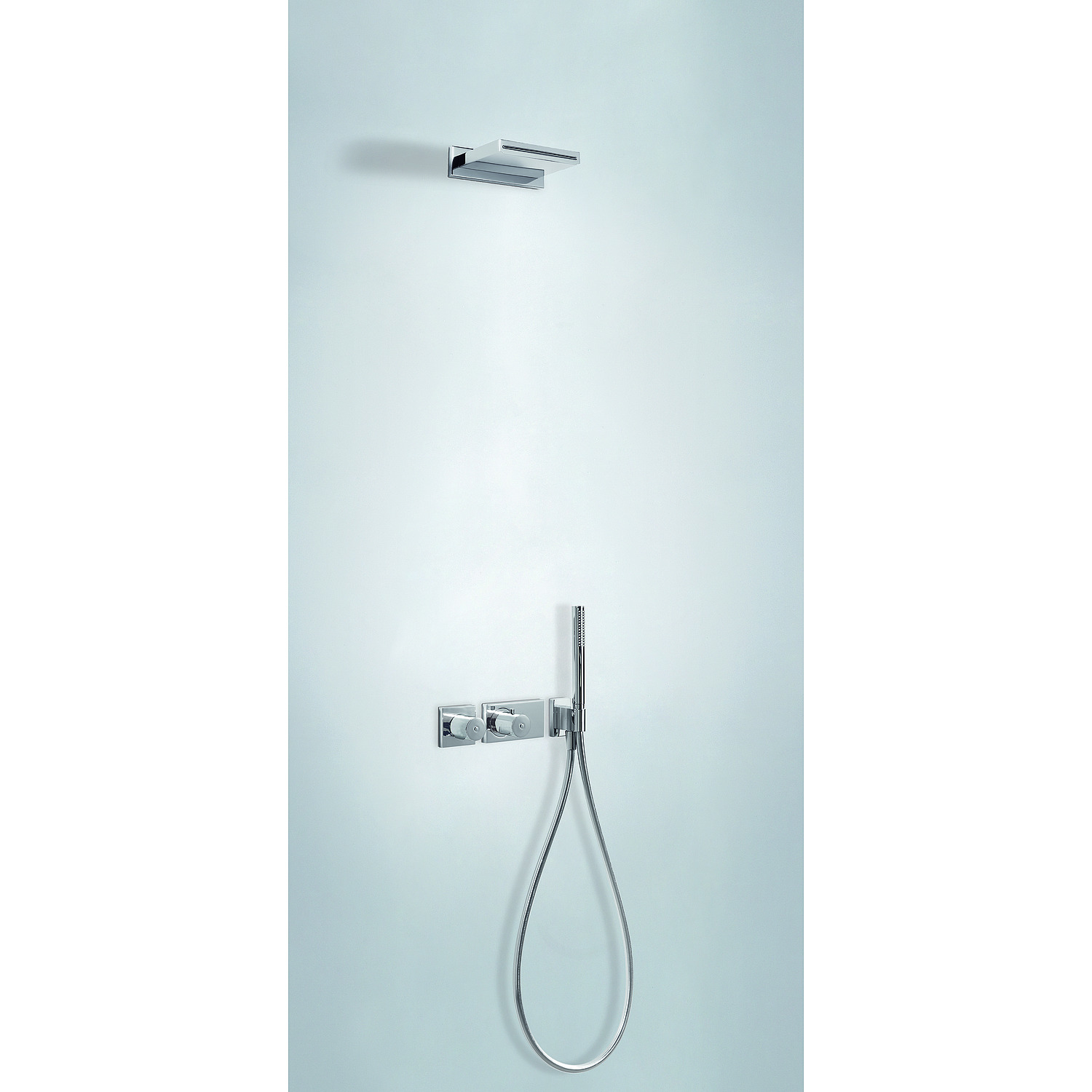 КОМПЛЕКТ БЛОЧНОЙ СИСТЕМЫ de grifo termostático empotrado de 2 vías Block System para ducha-20735203 TRES Thermostatic