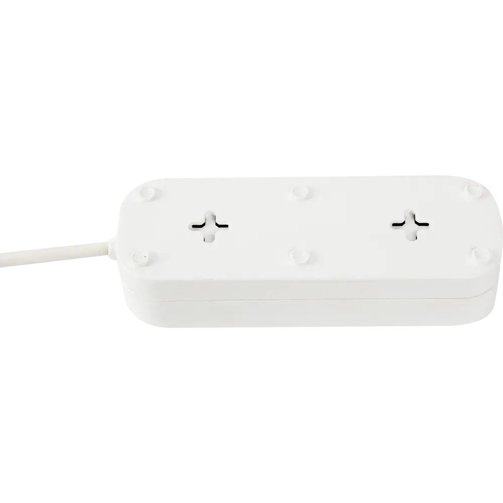 Удлинитель с заземлением для маломощной техники 3 розетки 5 м цвет белый Santreyd STLM-2045367 - Вид №2