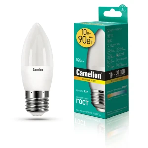 Светодиодная лампа Camelion LED10-C35/830/E27 13560