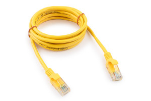 15933242 Медный патч-корд UTP PP10-2M/Y кат.5e, 2м, литой, многожильный жёлтый PP10-2M/Y Cablexpert