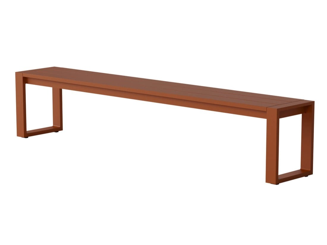 Алюминиевая садовая скамейка с порошковым покрытием Case Eos ARCH-00129468 - Вид №2