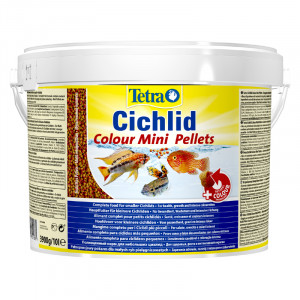 ПР0042191 Корм для рыб Cichlid Colour Mini для всех видов цихлид для улучшения окраса 10л (ведро) TETRA
