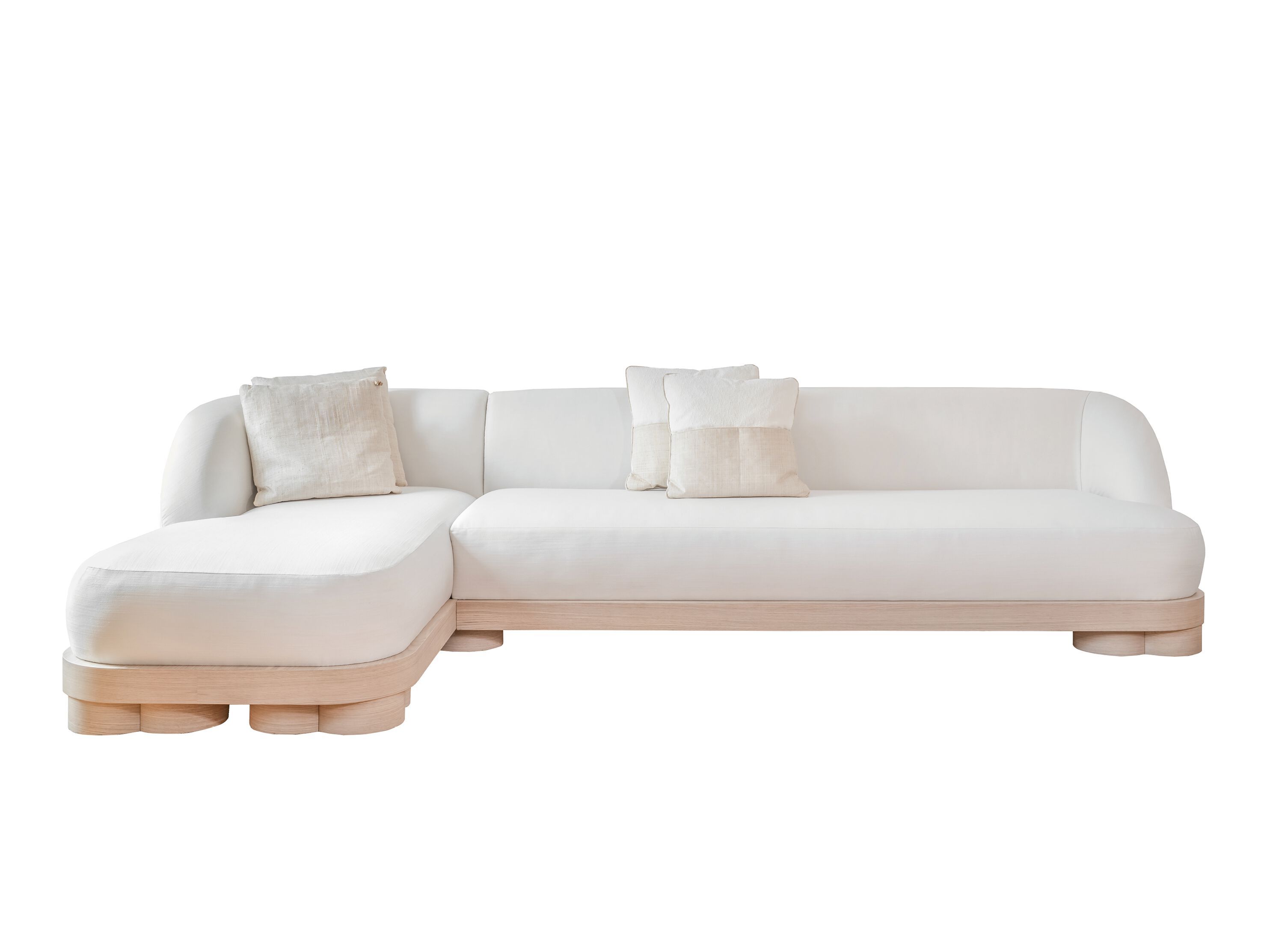 Модульный тканевый диван с полуостровом DOM EDIZIONI коллекция Ривьера ARCH-00090829