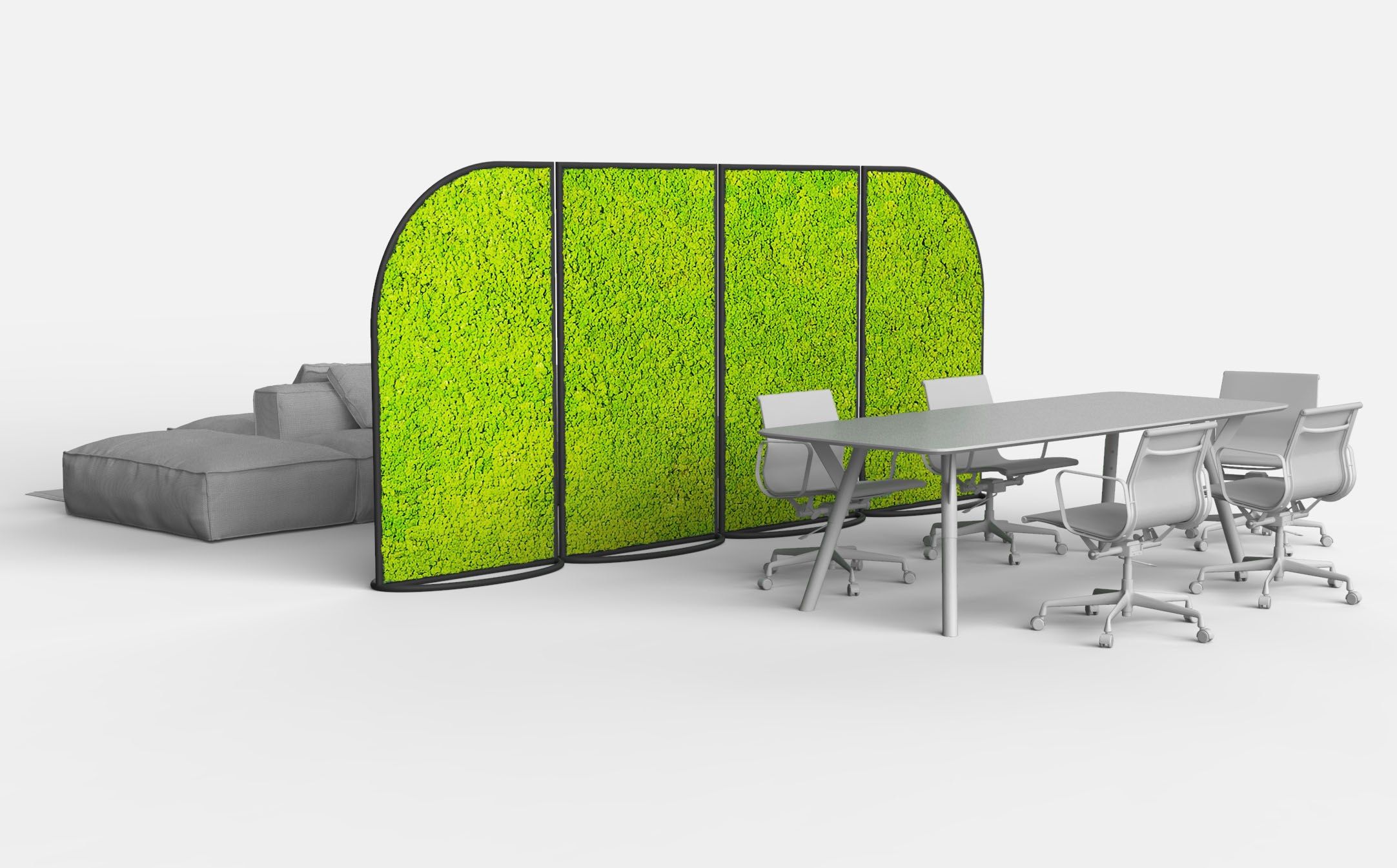 Модульная звукопоглощающая офисная перегородка GREENMOOD G-Line ARCH-00089007 - Вид №4