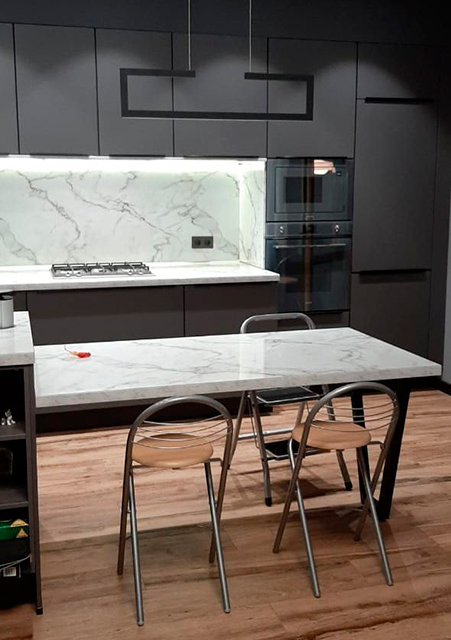 Столешницы для кухни - Мрамор бианко LIGRON LIST403 318 - Вид №42