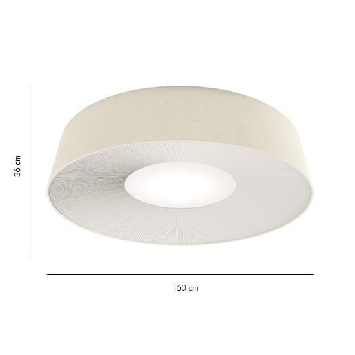 Замшевая ткань потолочный светильник AXOLIGHT ARCH-00080739 - Вид №7