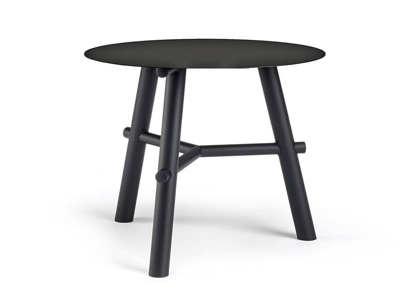 Стальной круглый журнальный столик с верхней частью HPL Infiniti Record Contract ARCH-00039415