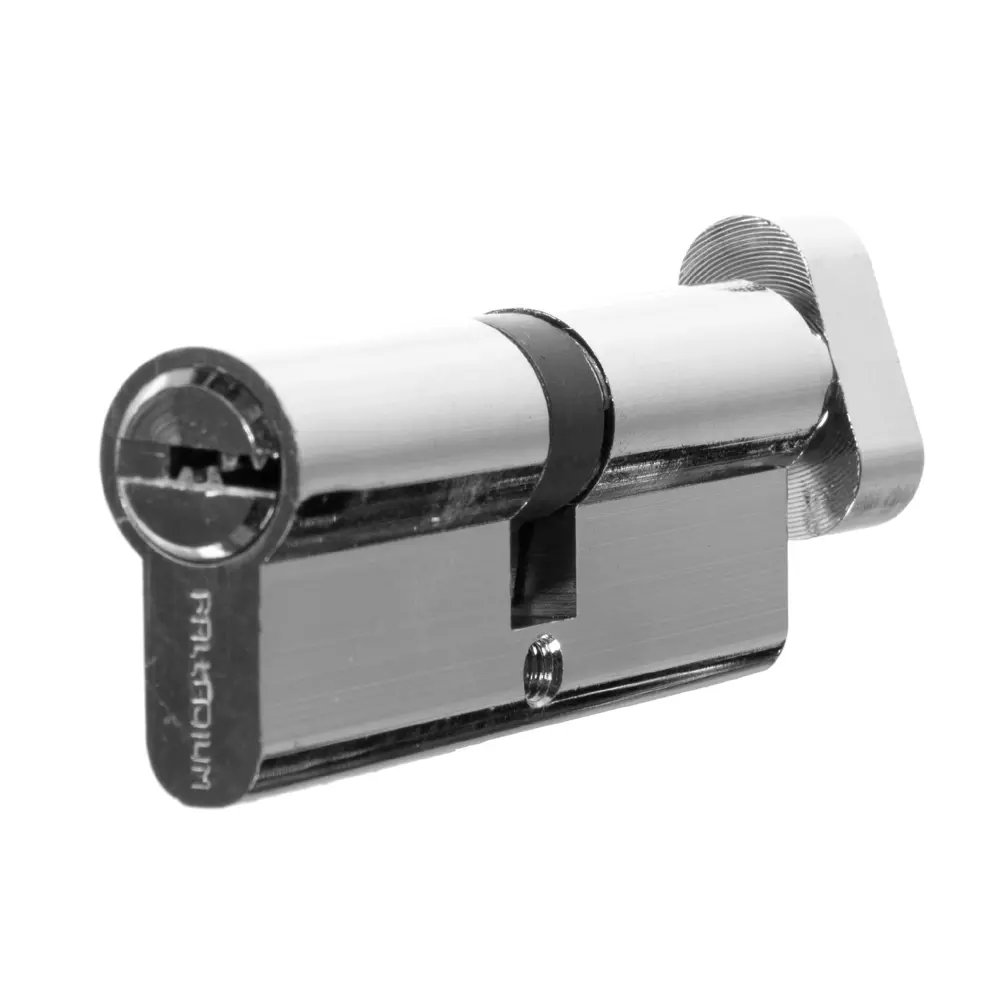 Цилиндр Palladium 80 C BK CP, 40x40 мм, ключ/вертушка , цвет хром STLM-2028386