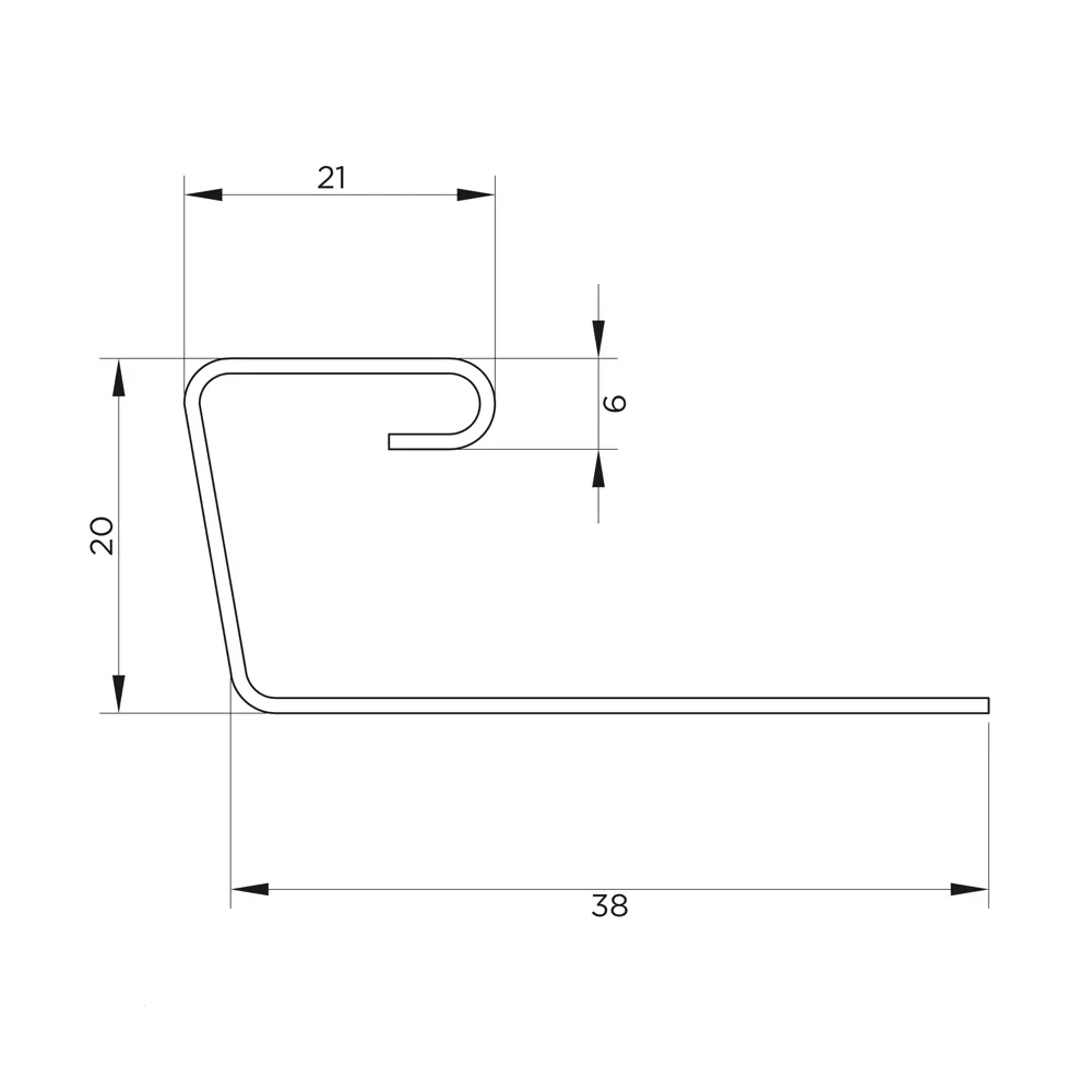 J-Профиль для сайдинга MONLID цвет белый STLM-2011593 - Вид №1