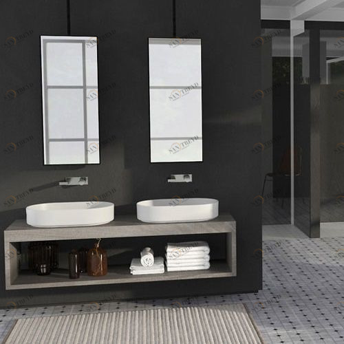 SHCOLAO60WHITE Накладная раковина на столешницу  овальная Ceramica Cielo 