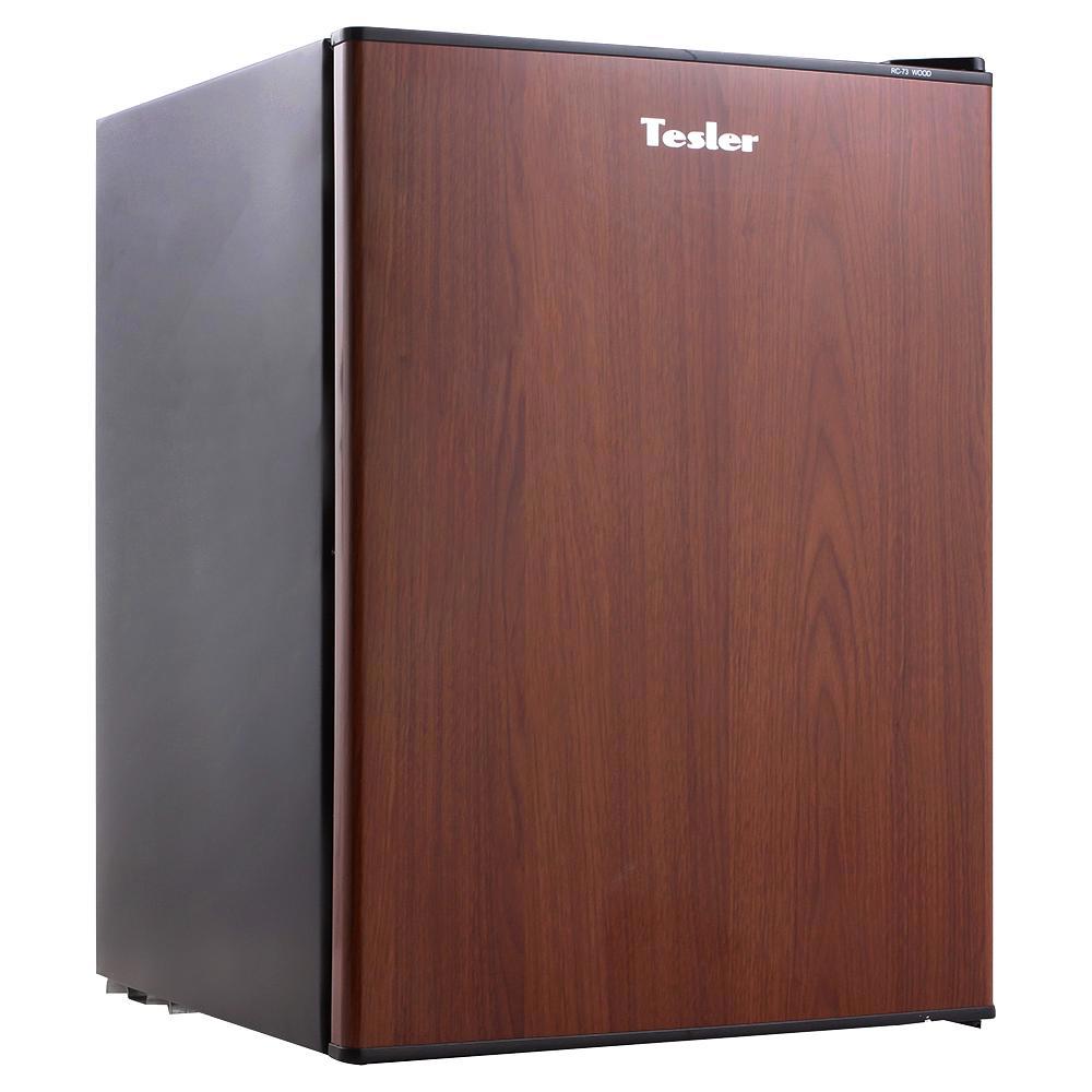 90234731 Отдельностоящий холодильник RC-73 WOOD 44.5x62 см цвет коричневый STLM-0142683 TESLER